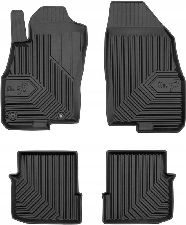 GUMMIMATTEN FIAT PUNTO EVO 3 türer 2009-2012 DURCH 77