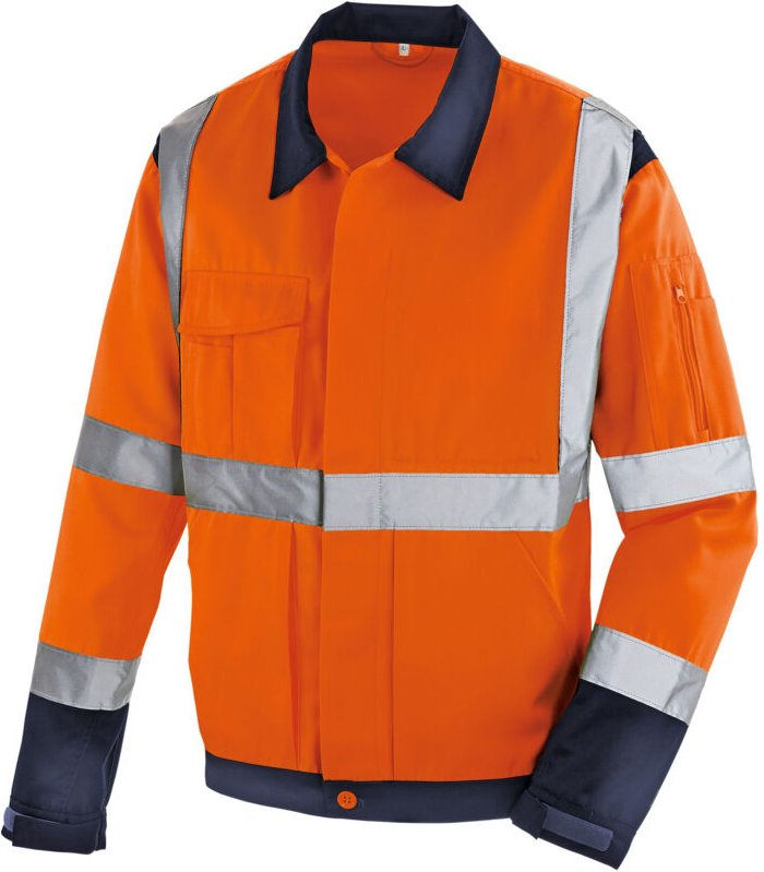 Warnschutz-Jacke DAVENPORT leuchtorange/navy Größe XL
