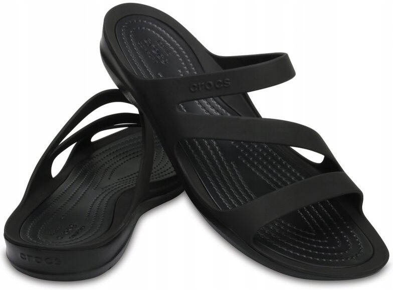 Crocs Swiftwater Sandal W 203998 W9 I Eu 395 Schwarzschwarz