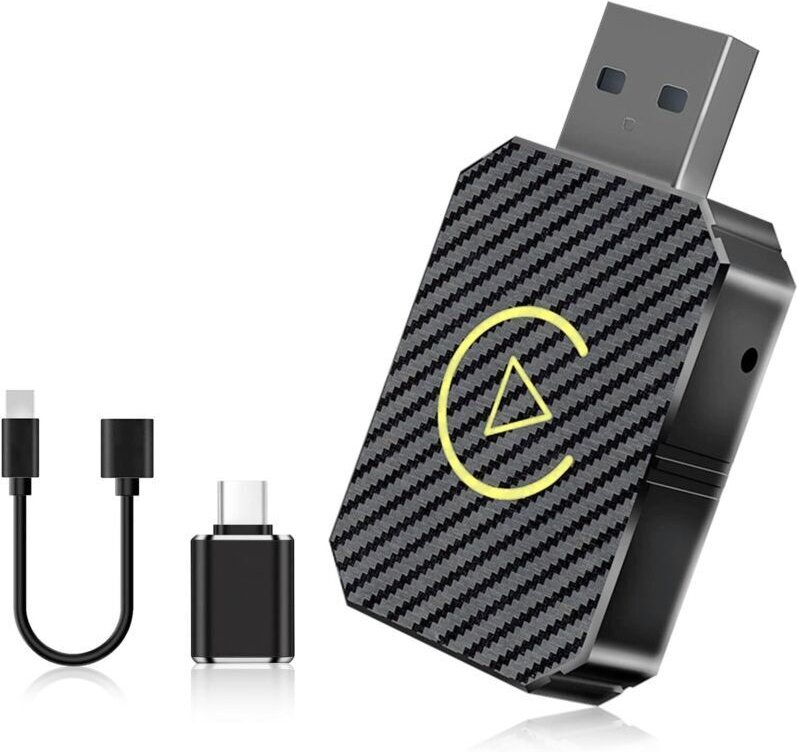 Kabelloses CarPlay, Kabelloser CarPlay-Adapter, Android Auto CarPlay, Kabelloses CarPlay, 2-in-1 Kabelloser CarPlay-Adap...