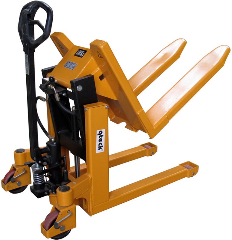 qteck Behälter-/Palettenneiger zum Heben und Kippen 90° Hubkraft 1000kg Gabellänge 1305mm