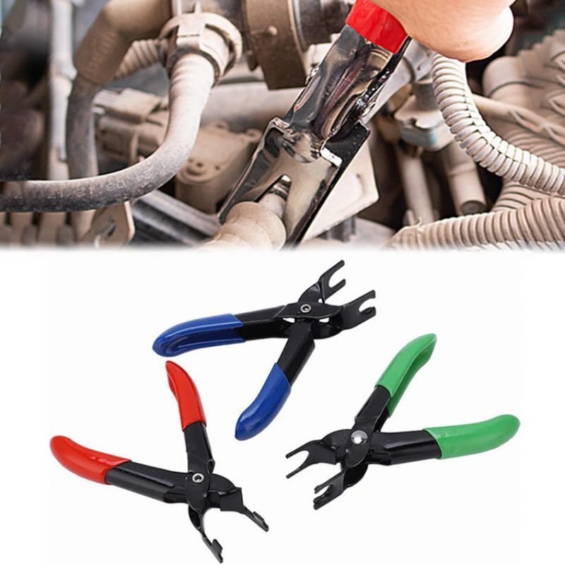 Set aus 3 Kraftstoffleitungs-Ausbau- und Trennzangen mit rutschfesten Griffen, universelles Kfz-Reparaturwerkzeug für Be...