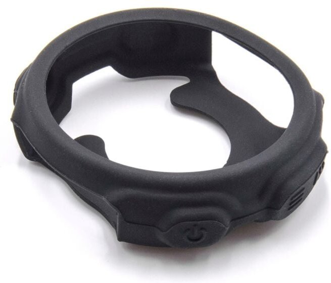Vhbw - Hülle kompatibel mit Garmin Forerunner 235, 735xt Fahrrad Navi gps - Cover, Schwarz, Silikon