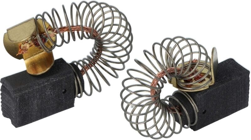 Vhbw - 2x Kohlebürste mit Sockel 6,3 x 10 x 14 mm kompatibel mit Protool / Festool drp 20-2 e ff, 16-1, 16 E-2, 20-2 e E...