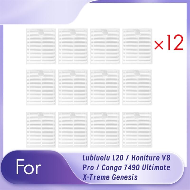 12-teiliger Reinigungsfilter für L20 Kehrroboter-Zubehör