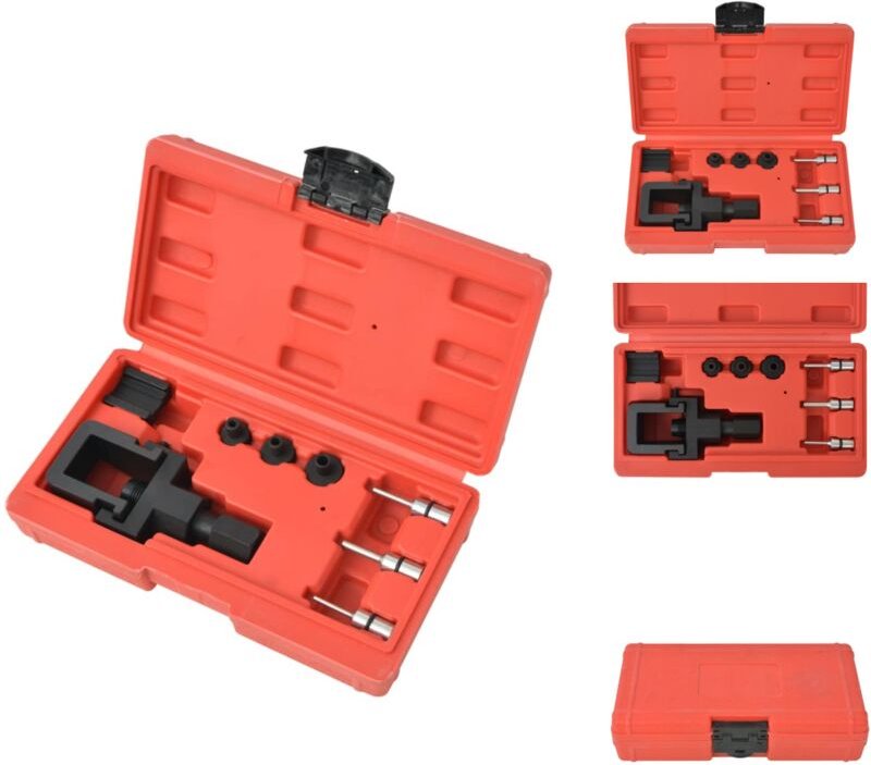 Handwerkzeuge - Living 8-tlg. Motorradketten Trenn- und Nietwerkzeug Set