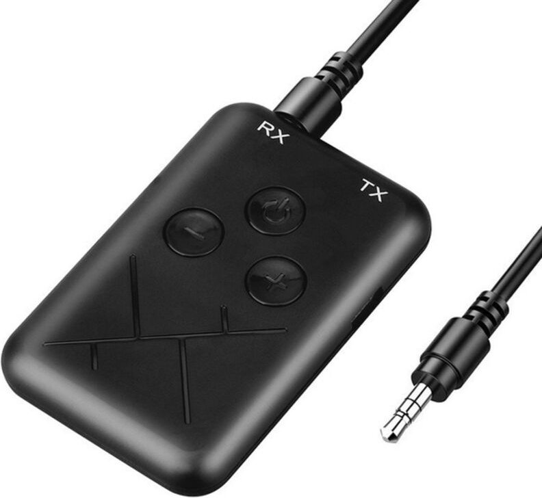 2-in-1 Bluetooth-Sender und 3,5-mm-Stereo-Funkempfänger, Bluetooth-V4.2-Adapter für Fernseher, DVD-Player, MP3-Player, 1...