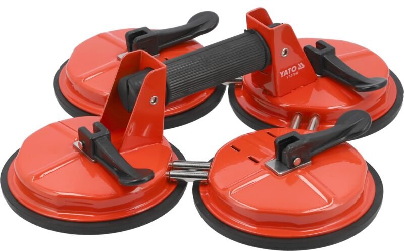 Saugheber 4 x Ø150mm, beweglich, Tragkraft 300 kg