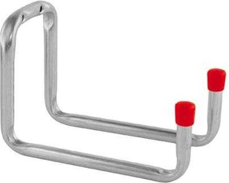 Gerätehalter 120 x 325 x 90 mm verzinkt rote Endkappen