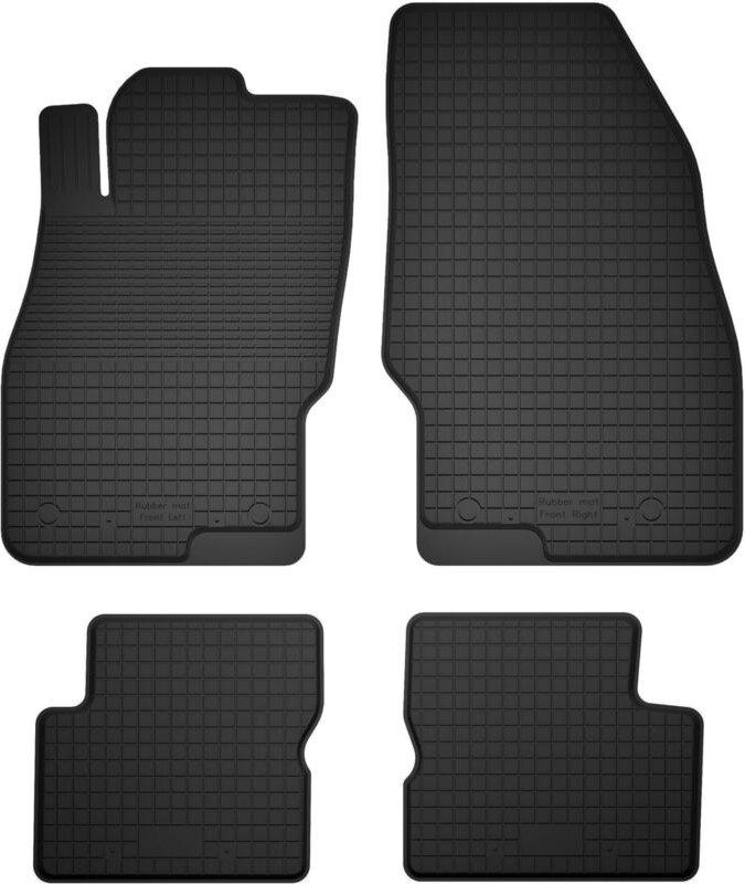 Gummi-Automatten, 4er-Set, Universalmodell: Fiat Punto EVO Fließheck (2008-2012)