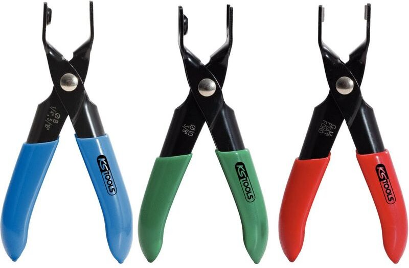 Kraftstoffleitungs-Zangen-Satz für Steckkupplungen, 3-tlg