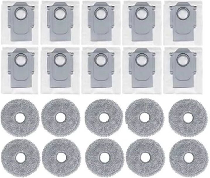 Staubbeutel für Qrevo Curv/Qrevo Plus/P20 Pro Roboterstaubsauger