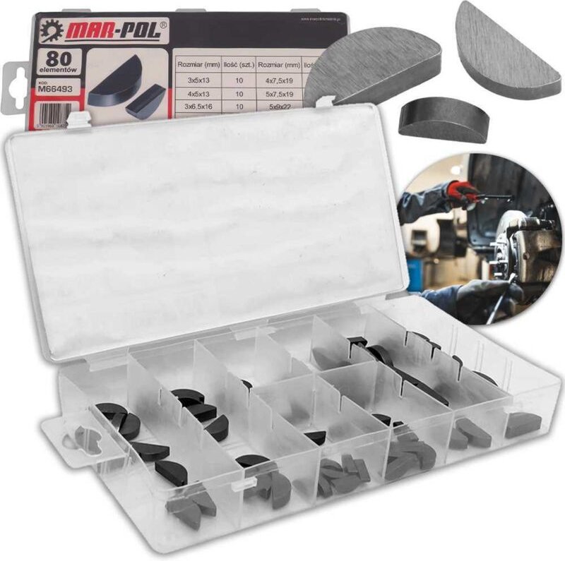 80-teiliger Schlossschlüsselsatz M66493