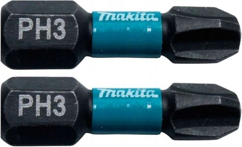 Bit PH3 25 mm 2 Stück Impact Black B-63622 - Makita