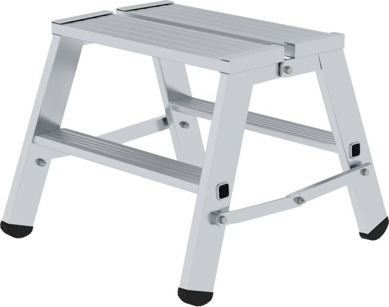 Certeo - Günzburger Steigtechnik Klapppodest beidseitig begehbar 2 x 2 Stufen - 050094