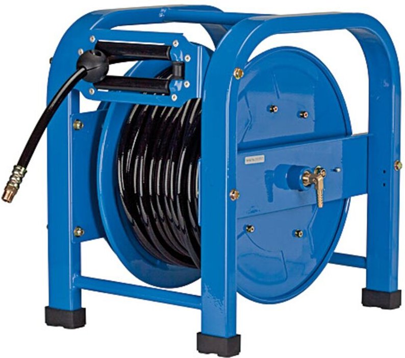 Riegler - Schlauchaufroller, mobiler Einsatz, PU-Schl. ø 12x8, g 3/8, 50 m