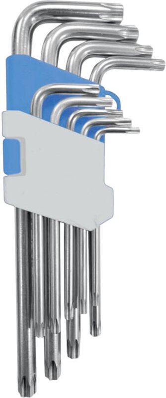Satz mit 9 Torx-Schlüsseln von T10 bis T50