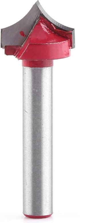 Akozon 6mm Schaft V-Nut Holzfräser 3D CNC Gravur V-Nut Nadelspitzenfräser (16mm).