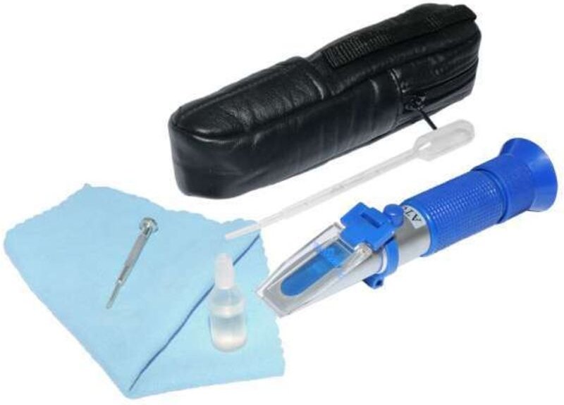 Sanundo - Greiner Handrefraktometer Refraktometer Spindel Frostschutzprüfer für Solar - Sole 3-skalig 7270413