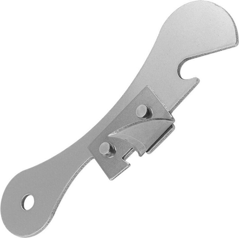 Dosenöffner, manueller Dosenöffner, Dosen, Edelstahl, Silber, 9,7 cm x 3 cm (4er-Pack) - Ahlsen