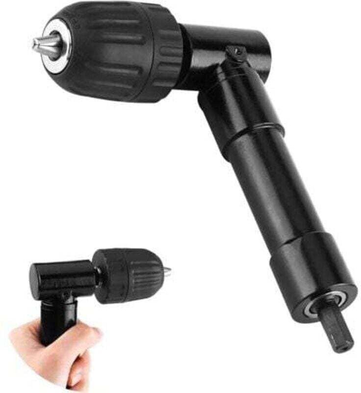 Accessori per trapano angolare - Prolunga a gomito a 90° - Impugnatura esagonale da 8 mm - Adattatore per trapano angola...