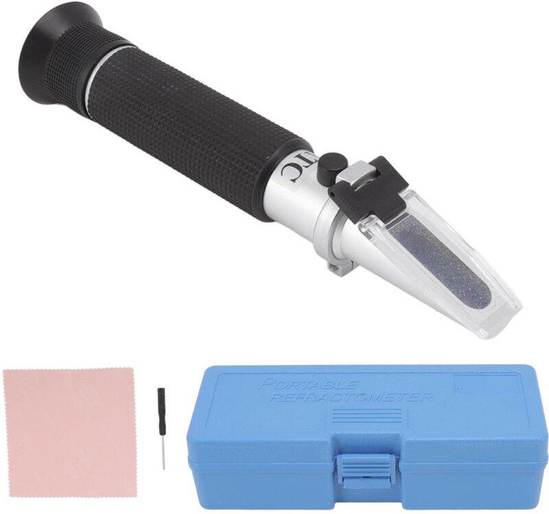 Eosnow Handheld -Alkohol -Refraktometer 0–80% Frostschutzmittel für das Spirit Volumen Prozent Messung