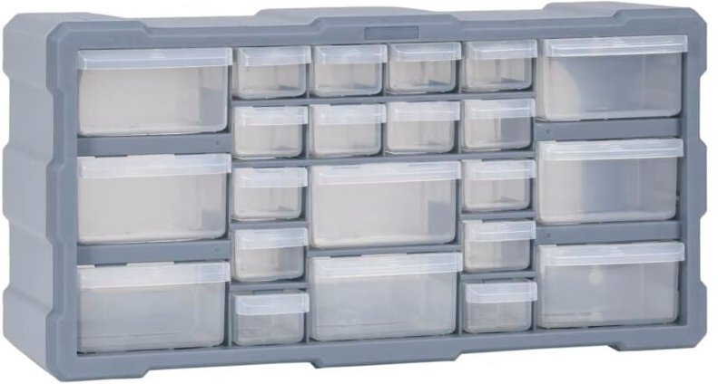 Multi-Schubladen-Organizer 2 stück2 Schubladen 49x16x25,5 cm - Gbly