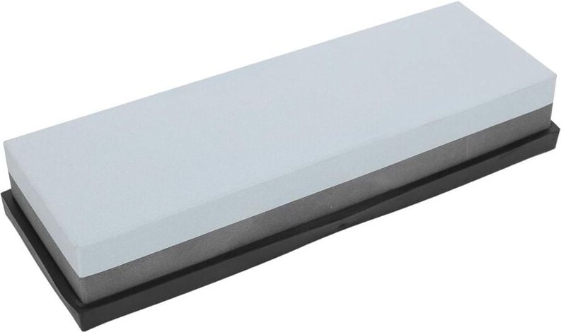 Schleifstein mit Körnung 240/400, doppelseitig, mit dicken und dünnen drehbaren Kanten und rutschfester Gummibasis, für ...
