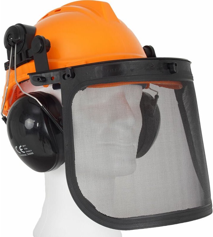 Baumarktplus - Forsthelm Forstschutzhelm mit Visier und Gehörschutz Schutzhelm 50-66 cm Sägehelm