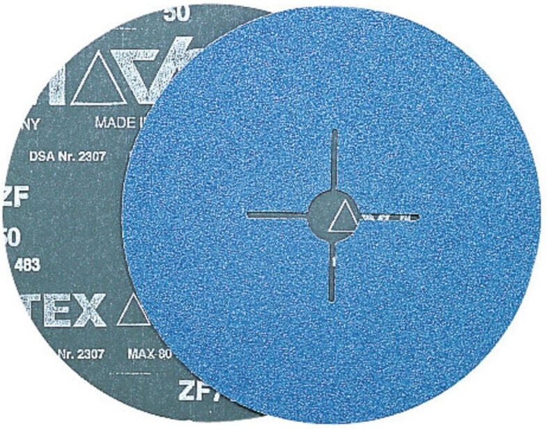 VSM Fiberscheibe ZF 714 Zirkonkorund (ZA),Ø 115 mm, Körnung: 40