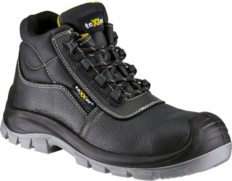 teXXor® S3-Sicherheitsschnürstiefel VERSAILLES schwarz/grau 6324 Gr. 43