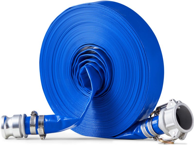 Mophorn Rückspülschlauch – 1,5 Zoll x 100 Fuß, blaues PVC, komplette Armaturen für verschiedene Zwecke