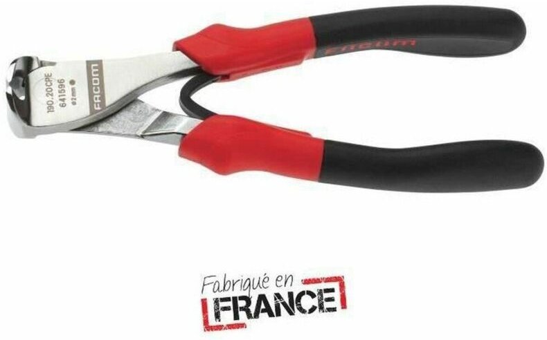 Facom 190A.20CPEPB Schneidezange rot 200 mm