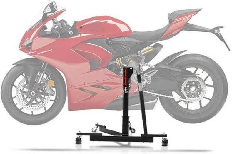 Hebemotorradständer - ConStands Power-Evo - Kompatibel mit Ducati Panigale V2 20-24 - 300 kg - Leicht 17 kg
