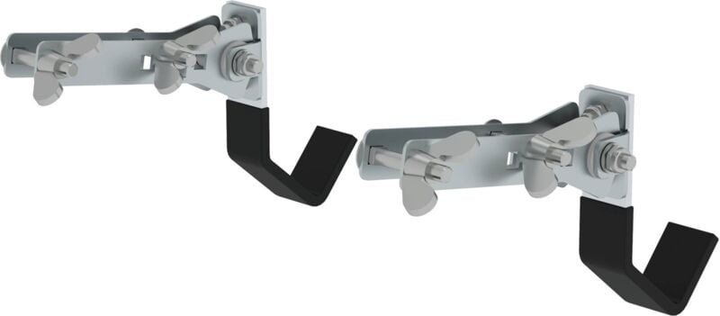 Günzburger Steigtechnik 2x Leiterkopfsicherung Dachrinne - 019319