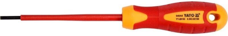 Yato - 1000V 3,0 x 100MM isolierter schraubendreher YT-28153