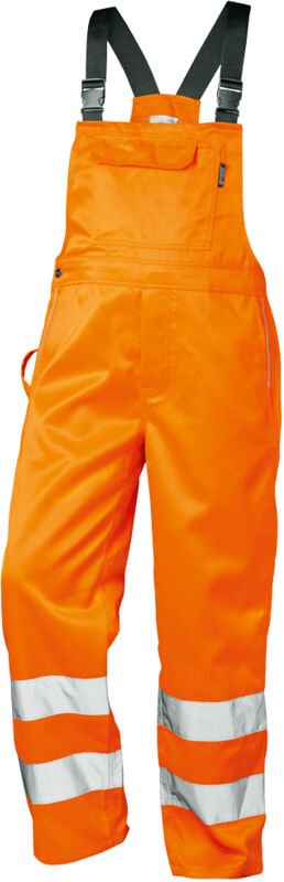 Gr .46 KURT WARNSCHUTZ-LATZHOSE orange KURT HIGH VIS BIB TROUSERS