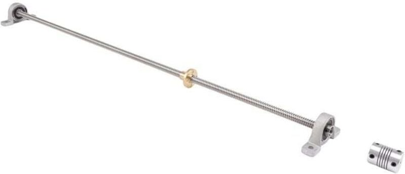 T8 8mm 500mm Schneckengetriebestange mit Kugelmutter für CNC- und 3D-Drucker