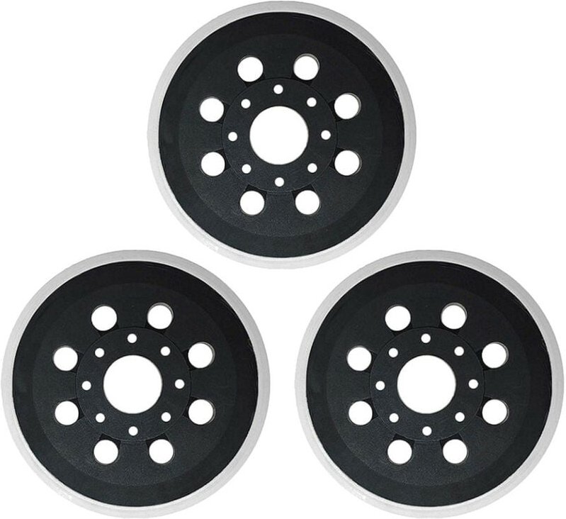 Trade-Shop 8-Loch Haftteller / Schleifteller / Stützteller / Polierkissen 125mm Klett Ausführung für Bosch gex 125-1 ae ...