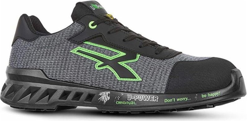 U-power - Mike S1P src esd Sicherheitsschuhe - 44 eu - Schwarz / Grün