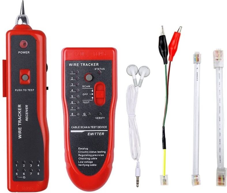 Spannungstester und -detektor, Kabel-Tracker, Ethernet-LAN-Netzwerkfinder, Multifunktions-Toner-Tracer, Durchgangsprüfer...