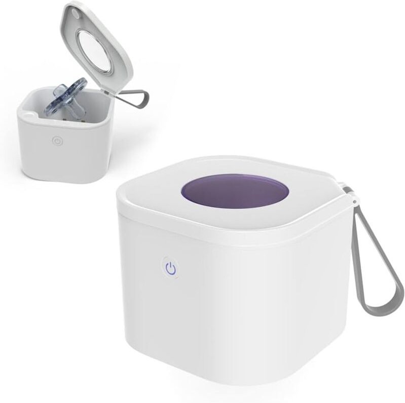 Tragbarer Schnullersterilisator, verbesserter tragbarer UV-Sterilisator, tragbarer Schnullersterilisator, beseitigt 99 %...