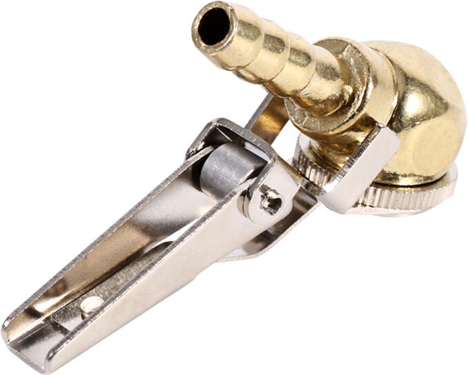 Hochfeste Klemme mit kugelförmigem Fuß, Luftfutter, Reifenfüllmesser-Montagewerkzeug aus Zinklegierungsplattierung und K...