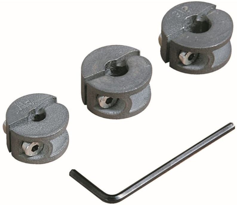 Tiefenstopp 3-teilig ø 6, 8, 10 mm Bits - Wolfcraft