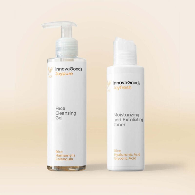 Face cleansing duo pack rice innovagoods