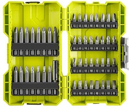 RAK48SSD Kit 48 Bits Bithalter 1/4' Sechskant-Bohrschrauber - Ryobi