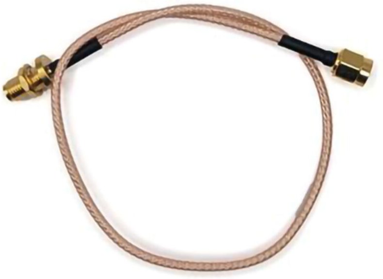 Mueller Electric BU-4150031012 Koaxialkabel SMA-Buchse SMA-Stecker 0.3 m Transparent 1 St.