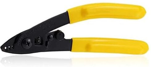 Aougo - CFS-3 Glasfaser-Abisolierzange mit drei Löchern – optische Fasern zum Abisolieren von Faserbeschichtungen von 12...