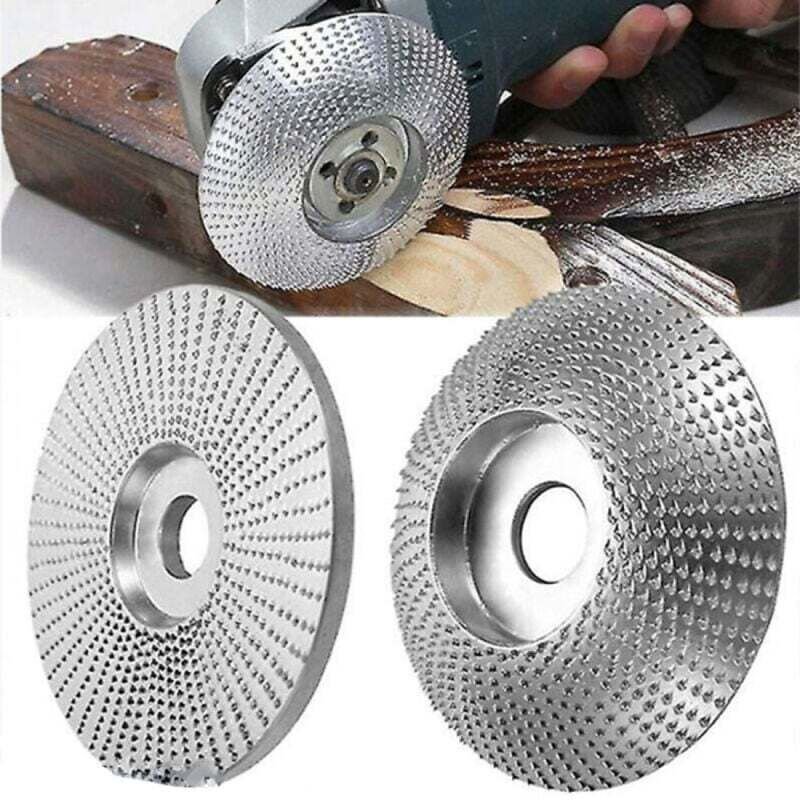 CHOYCLIT Holzschleifscheibe Winkelschleifscheibe Holzschnitzerei Schleifstahlscheibe Schleifwerkzeug