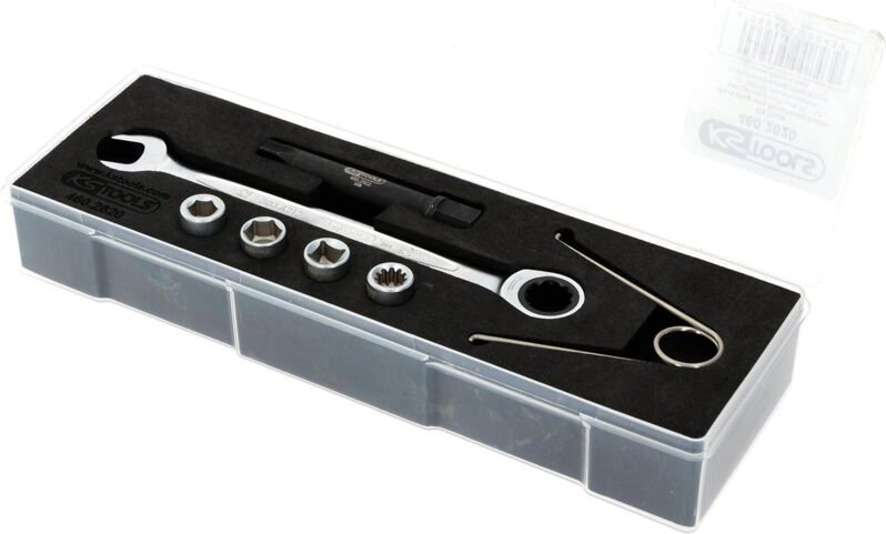 Bremskolben Spezial-Steckschlüssel-Satz für WABCO und Knorr Scheibenbremsen, 7-tlg